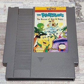 NES The Flintstones The Rescue of Dino & Hoppy CIB w/ Manual No Poster - VTG