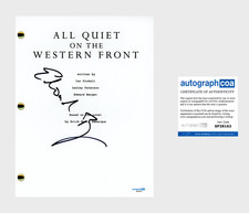 Edward Berger ‘All Quiet On The Western Front' Director Signed Full Script ACOA