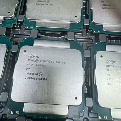 1PCS Intel Xeon E5-2697V3 Genuine CPU 2.6 GHz 14-core 28-thread SR1XF