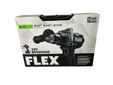 FLEX 24V Brushless 1/2 2-Speed Drill Driver Kit with Turbo Mode Brand New
