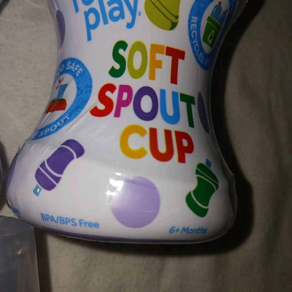 5 tazas-botellas para sorber sin BPA. Tazas para bebés Sillicone Sprout. Lote de 5. Nuevo Foto 3 de 4