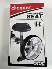 Clicgear 4- Wheel Golf Cart Seat Fits Series 8.0 Model