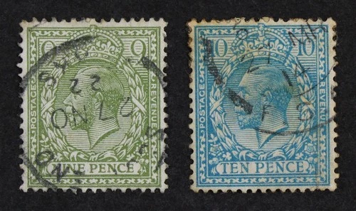 CKStamps: Great Britain Stamps Collection Scott#183 199 Used