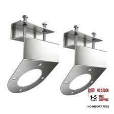 Professional Angled Stainless Steel Watermelon Light Bracket - 45 Degree Mount