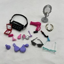 Barbie Doll Accessorie Bundle Makeup Perfume Vanity Mirror Purse Handbag J11