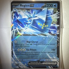 Pokemon Regice ex Ascended Heroes #48/217 Holofoil Near Mint English
