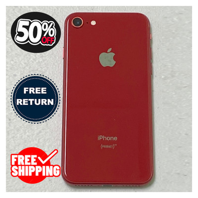 Apple iPhone 8 Unlocked - 64GB/128GB/256GB - Red, Space Gray - Free Shipping!