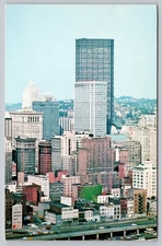 Postcard - Pittsburgh, PA - Skyline, US Steel Bldg. - 1960s/70s, Unposted (11h)