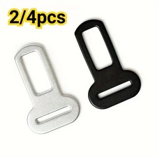 2/4 Pet Seat Belt Adapters - Car Metal Clips for Pet Leashes, Compatible with Tr