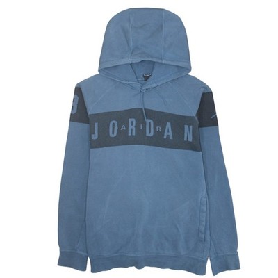 Pullover Hoodie Herren UK Größe L Jordan Blau