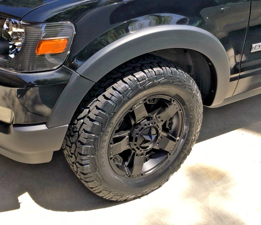 (Set of 4) 17x8 XD811 RS2 Rockstar II Satin Black Wheel Rims & P265/65R17 Tires - Image 3 of 4