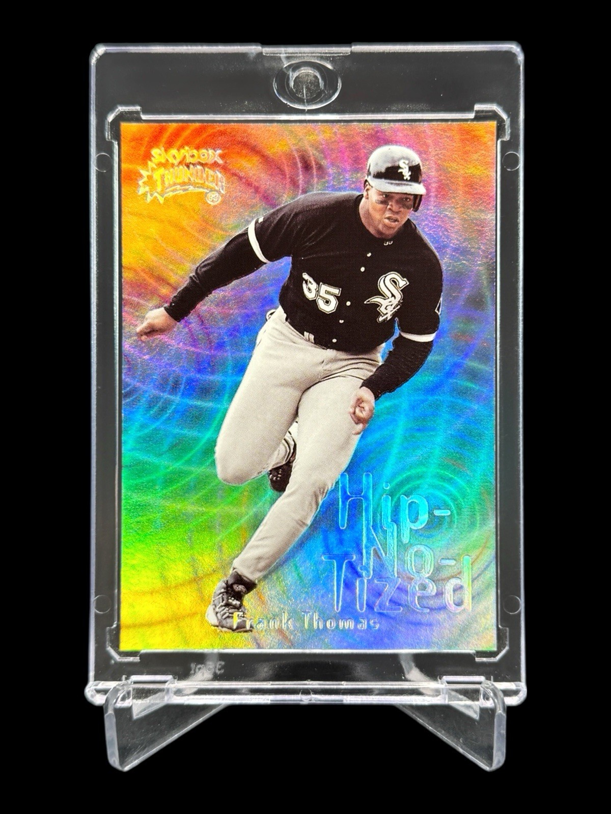 1999 Skybox Thunder FRANK THOMAS “HIP-NO-TIZED” HOLO SSP INSERT 13 OF 15🔥RARE🔥