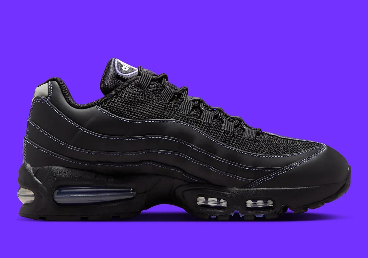 Nike Air Max 95 OG Big Bubble Shoes Black Persian Violet IB7936