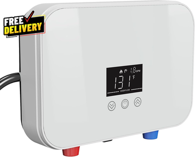 #ad #ad Electric Tankless Water Heater 6000W 110V Instant Hot Water Digital Display $111.02