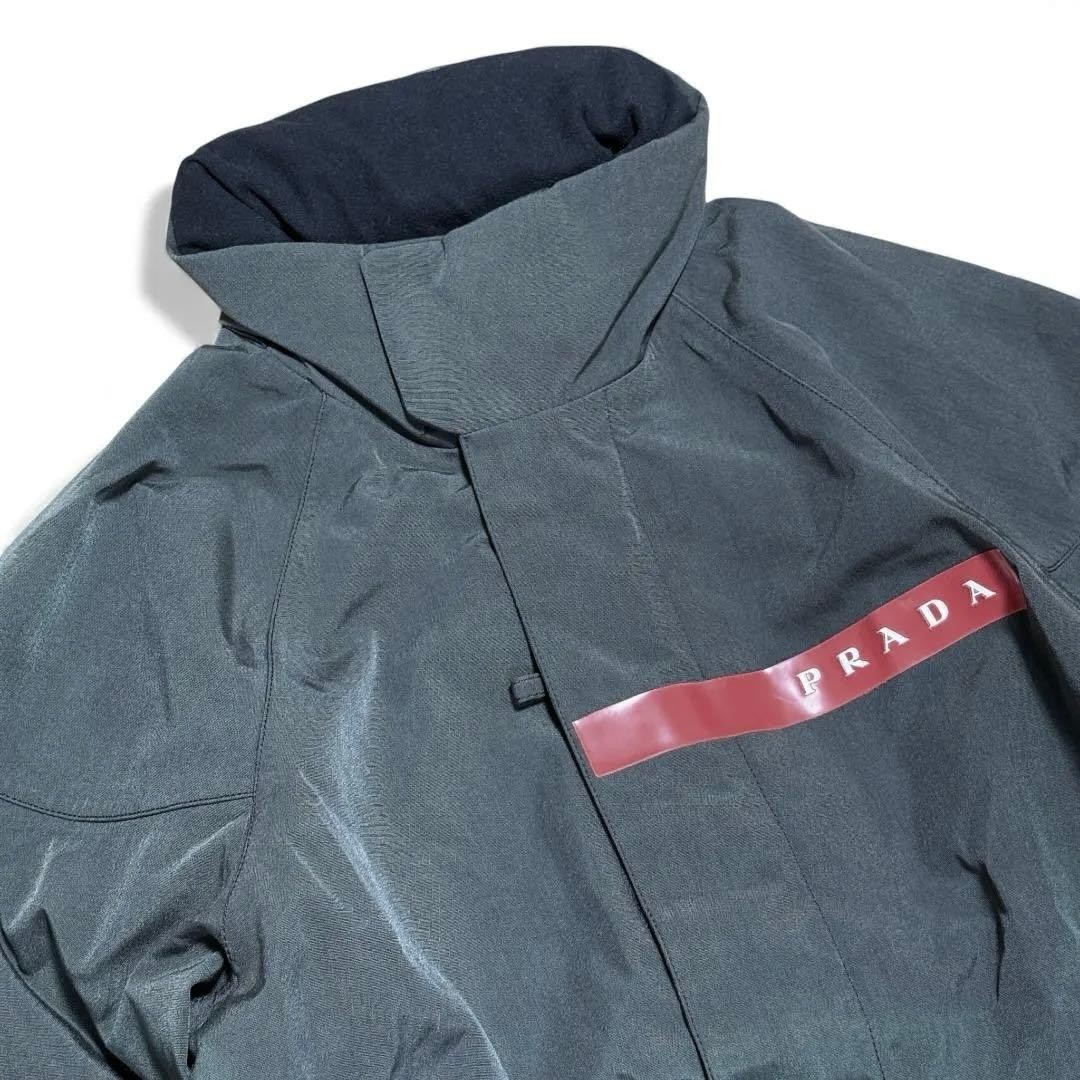 PRADA Sport SGV198 Nylon Jacket 1999 Vintage Luna Rossa Green Size 50 XL In hand thumbnail 4