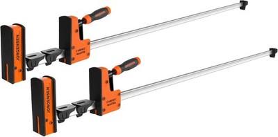 50-Inch Parallel Bar Clamp Heavy-Duty Cabinet Master Clamp Woodworking Glue-Up