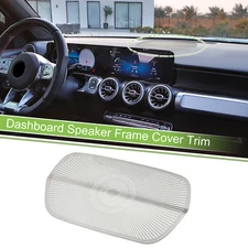 Car Dashboard Speaker Frame Cover Trim for Mercedes Benz GLB 20-22 Silver Tone