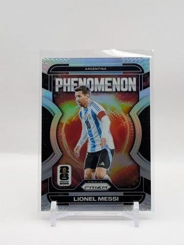 Lionel Messi 2026 FIFA World Cup Phenomenon Silver Prizm #19, Argentina