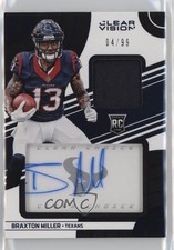 2016 Panini Clear Vision Choice Jersey 4/99 Braxton Miller #20 Auto 3hd