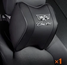 For Cadillac Car Seat Headrest Neck Cushion Pillow Memory Foam Car Accessories