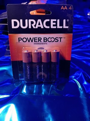 4 Packs Of AA Duracell Power Boost Batteries 4 Batteries In Each Pack.