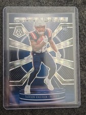 2025-26 Mosaic Treveyon Henderson #19 Center Stage Rookie Silver Mosaic Patriots