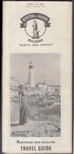 Boston & Maine Railroad timetable 4/24 1949