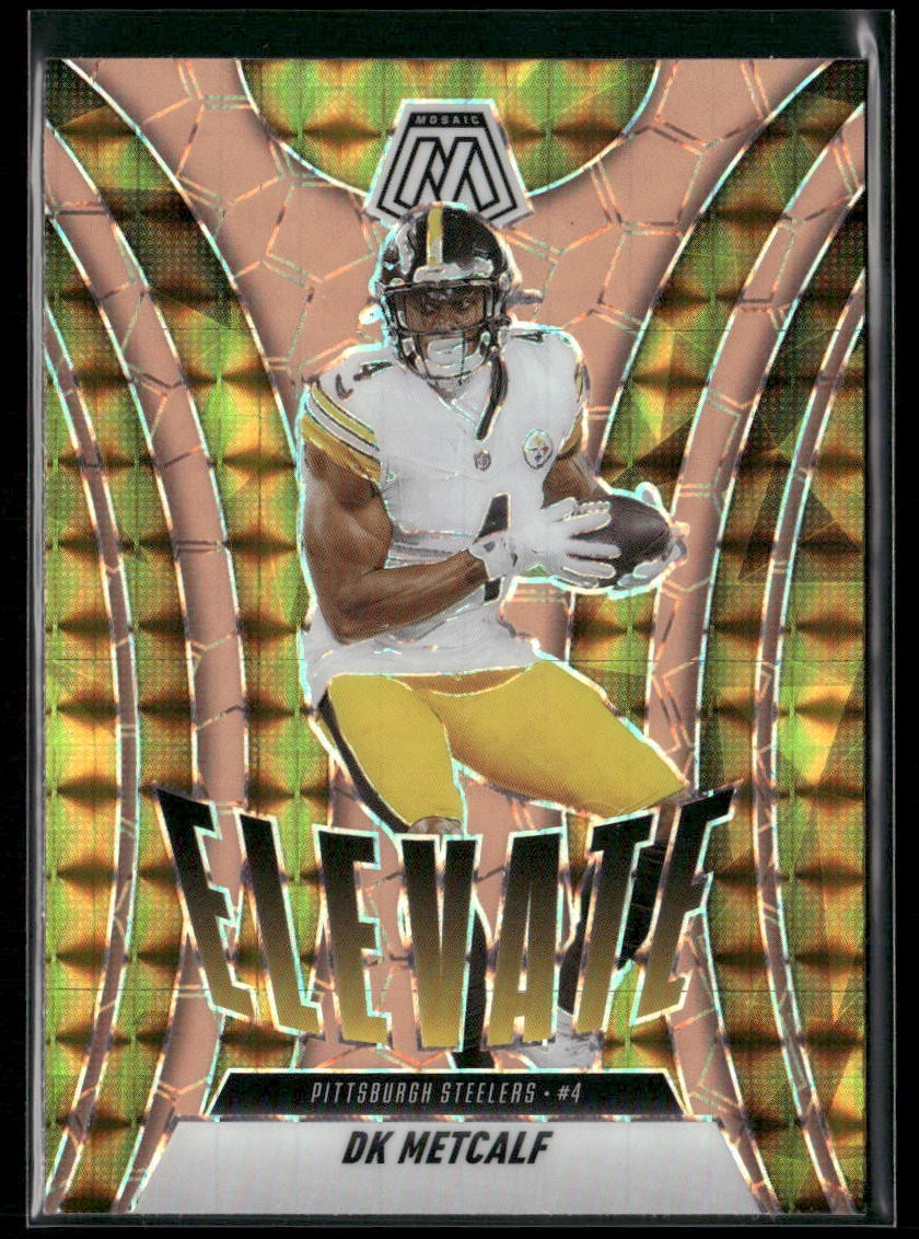 DK Metcalf 2025 Panini Mosaic Elevate #20 Orange Flourescent | eBay