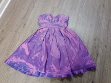 Formal Dress Womens Size 6 Iridescent Metallic Davids Bridal Purple Prom wedding