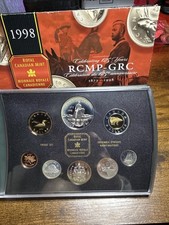 1998 Canada Proof Set- 125th ANN RCM Silver Dollar in Presentation Folder w/ COA