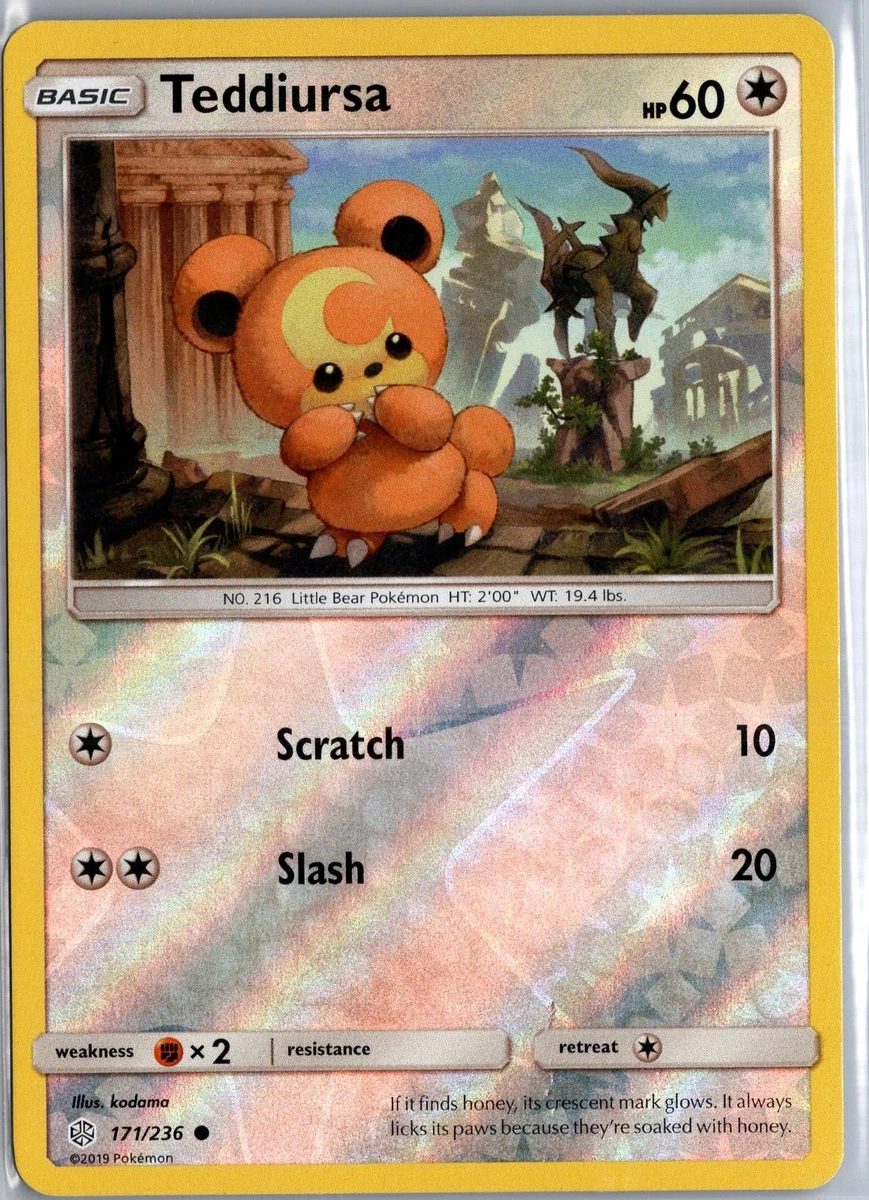 Teddiursa Pokémon TCG Cards for sale | eBay