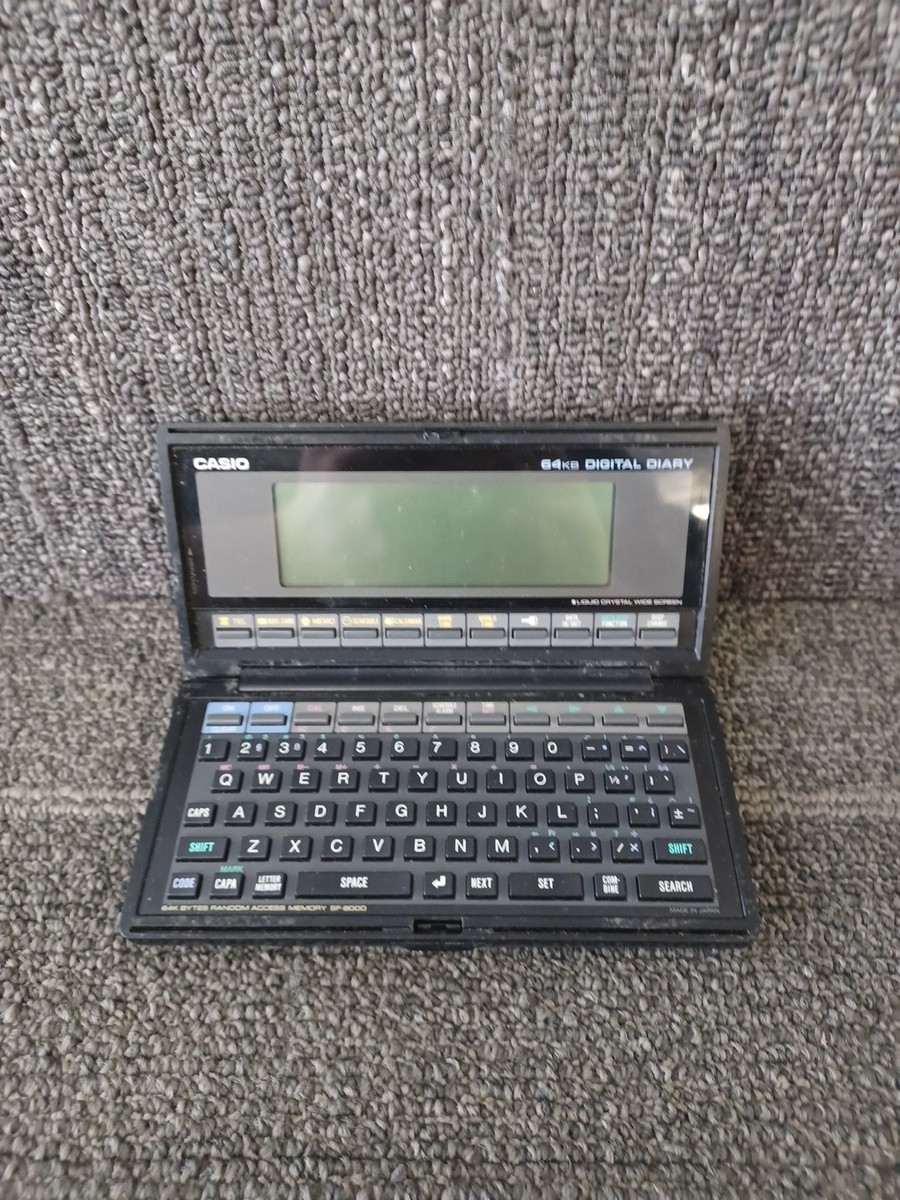 CASIO PF 8000 DATA BANK calculatrice digitale avec notice 1984 RARE Informatique EUR 45,00 - FR