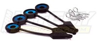 Integy Lightblue Body Pin Small W/holder System (4) Integy Lightblue Body Pin Small W/holder System (4)