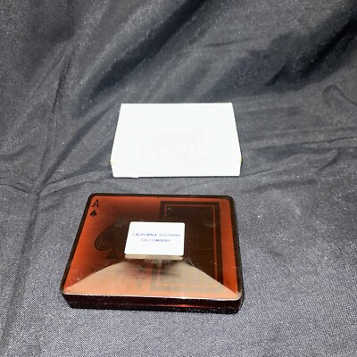 Zippo Lighters 2 Deck Playing Cards Plastic Presentation Case Amber Collectible!