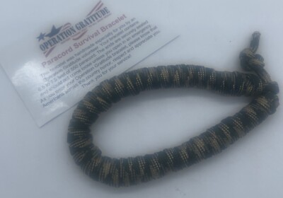 New Quick Deploy Paracord Wristband Bracelets Operation Gratitude Replaced Free