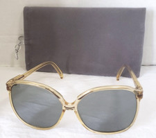 Vintage Jacques Martin Sunglasses M372 ITALY Plastic Oversized Retro Big Boho