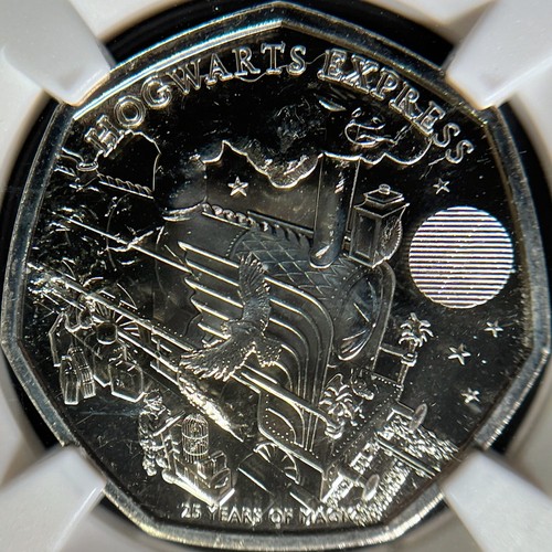 GREAT BRITAIN. 2022, 50 Pence - NGC GEM - Harry Potter, Hogwarts Express - Picture 3 of 6