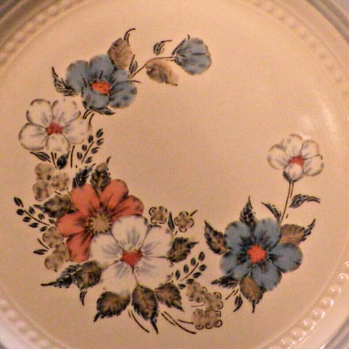 Plato de cena de cerámica Johaan Haviland de colección de 10,75 pulgadas ramo azul caprichoso - Imagen 4 de 8