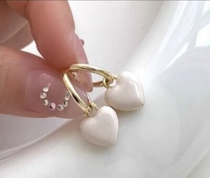 Authentic 18K Gold Plated Heart Earrings