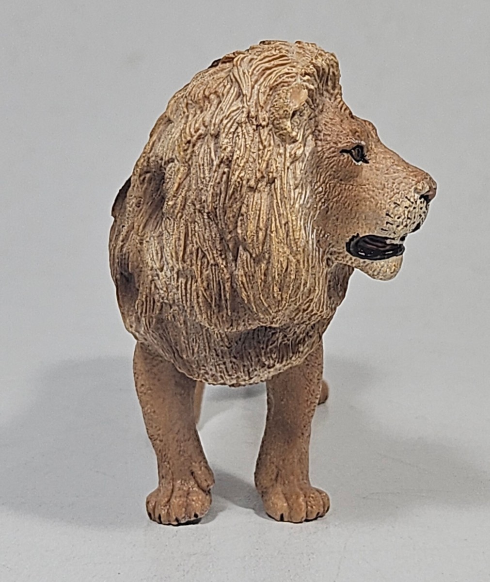 SCHLEICH 2008 #14373 LION PVC FIGURE FIGURINE WILD LIFE AFRICA