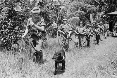 Britische Truppen auf Borneo 1964 4x6 Foto 