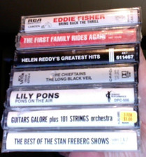 Pop Vocals/Instrumentals/Big Band- cassette tapes- many sealed- 1.00 each