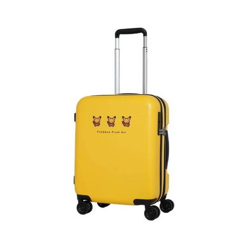 Pokemon Pikachu Suitcase Travel Luggage Carry Case Bag business Yellow 37L - Picture 1 of 9