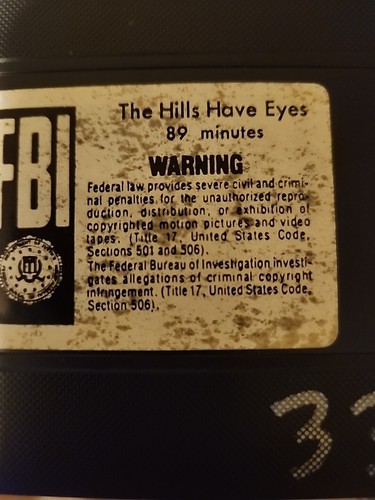 The Hills Have Eyes 1&2 Vhs - Picture 3 of 9
