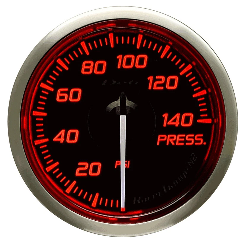 DEFI 52MM RACER VOLT GAUGE N2 RED - Image 4 of 4