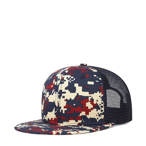 Mens Womens Camouflage Trucker Mesh Baseball Hat Hip Hop Breathable Snapback Cap - Picture 12 of 15