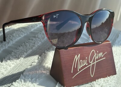 Maui Jim Mannikin MJ 704 07C Translucent Red Frame + Maui Rose Polarized Lenses