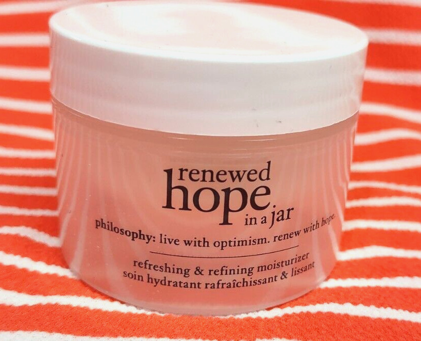 PHILOSOPHY RENEWED HOPE IN A JAR Face Moisturizer Cream Lotion 1 oz NEW No Box
