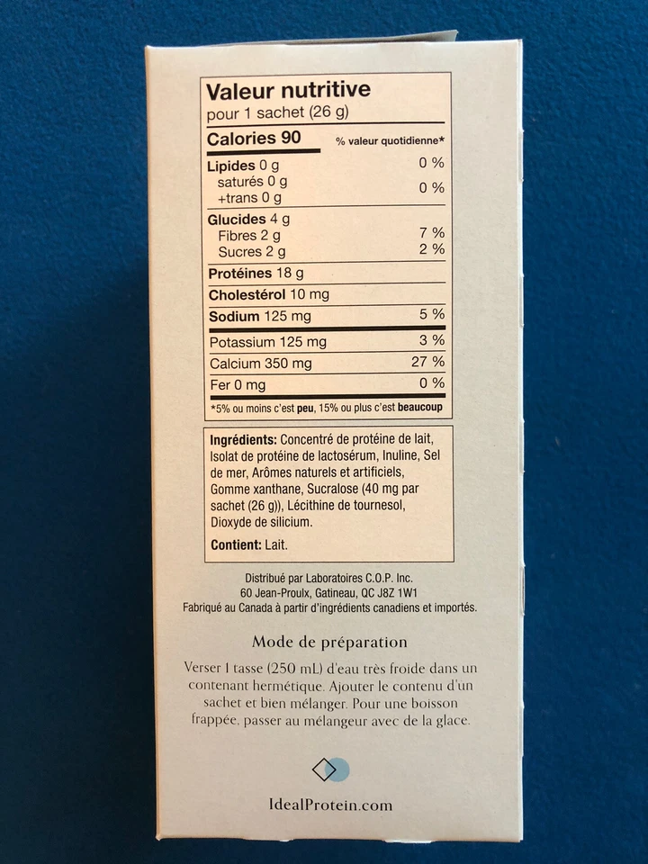 Ideal Protein Vanilla Smoothie Mix - 7 Packets - EXP 5/31/27 - FREE SHIPPING - Image 4 of 4