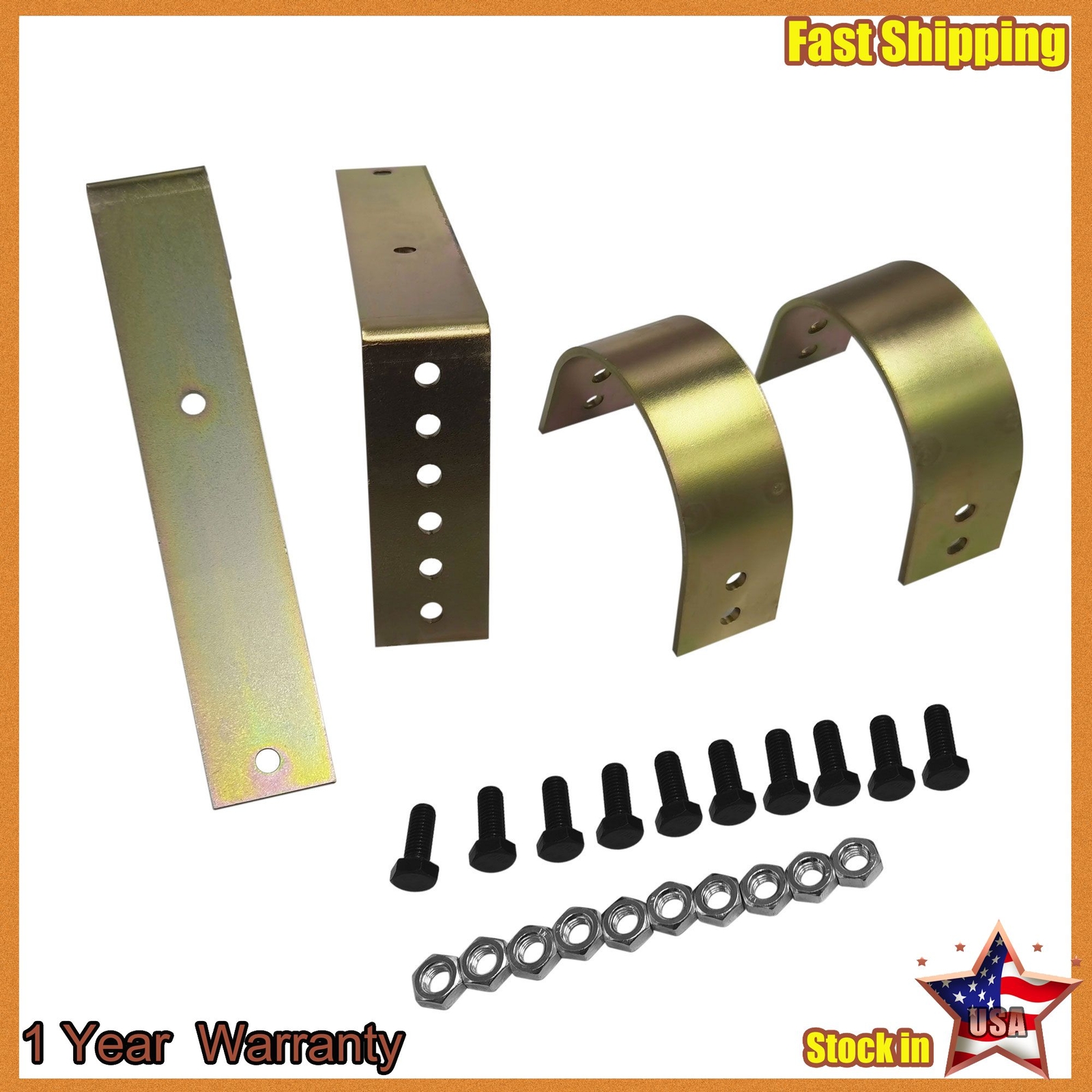 Universal Steel Driveshaft Safety Loop Bolt On Drive Tail Shaft For SB